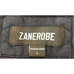 Zanerobe Mens Long sleeve Shirt Size Large Navy Blue